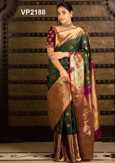 DESIGN: VP2188 BY FASHION BERRY JACQUARD SAREE MANUFACTURER IN INDIA
